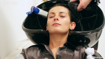 Messy Fun In The Hair Salon - Cam 2 Screencap 37 on www.sinx.com