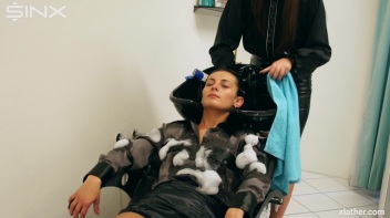 Messy Fun In The Hair Salon - Cam 2 Screencap 39 on www.sinx.com