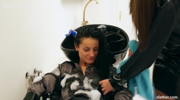 Messy Fun In The Hair Salon - Cam 2 Screencap 43 on www.sinx.com