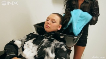 Messy Fun In The Hair Salon - Cam 2 Screencap 72 on www.sinx.com