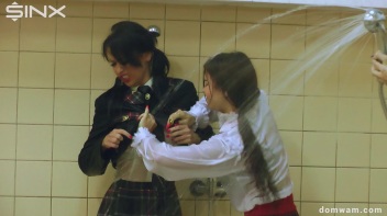 Naughty Schoolgirls Get Drenched By Their Teacher - Cam 1 Screencap 13 on www.sinx.com