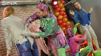 Teammates Cover Each Other In Plaster And Goo Screencap 54 on www.sinx.com