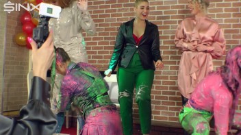 Teammates Cover Each Other In Plaster And Goo Screencap 60 on www.sinx.com