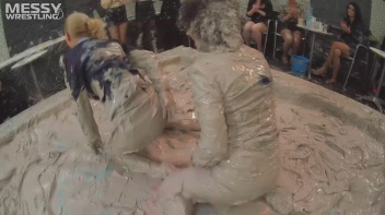 Messy Wrestling Extra: Pony-Tailed Power Session In Mud Covers Them All In Crud! 4 Fights! Action-Cam Only! Screencap 84 on www.sinx.com