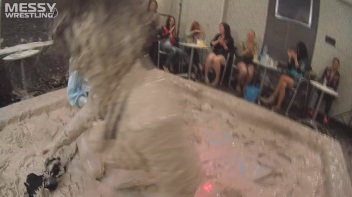 Messy Wrestling Extra: Pony-Tailed Power Session In Mud Covers Them All In Crud! 4 Fights! Action-Cam Only! Screencap 86 on www.sinx.com