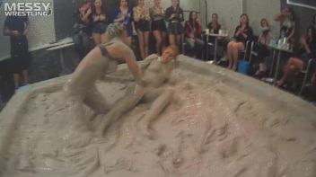 Messy Wrestling Extra: Pony-Tailed Power Session In Mud Covers Them All In Crud! 4 Fights! Action-Cam Only! Screencap 26 on www.sinx.com