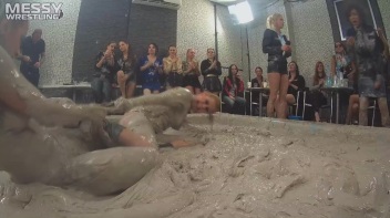 Messy Wrestling Extra: Pony-Tailed Power Session In Mud Covers Them All In Crud! 4 Fights! Action-Cam Only! Screencap 27 on www.sinx.com
