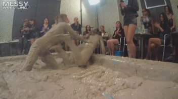 Messy Wrestling Extra: Pony-Tailed Power Session In Mud Covers Them All In Crud! 4 Fights! Action-Cam Only! Screencap 31 on www.sinx.com