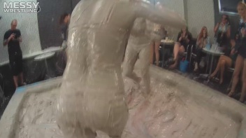 Messy Wrestling Extra: Pony-Tailed Power Session In Mud Covers Them All In Crud! 4 Fights! Action-Cam Only! Screencap 38 on www.sinx.com