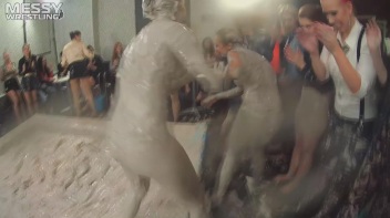 Messy Wrestling Extra: Pony-Tailed Power Session In Mud Covers Them All In Crud! 4 Fights! Action-Cam Only! Screencap 39 on www.sinx.com