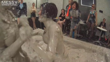 Messy Wrestling Extra: Pony-Tailed Power Session In Mud Covers Them All In Crud! 4 Fights! Action-Cam Only! Screencap 63 on www.sinx.com