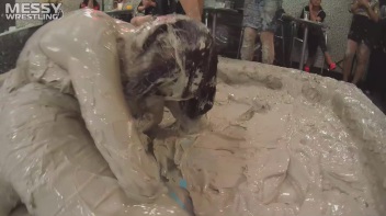 Messy Wrestling Extra: Pony-Tailed Power Session In Mud Covers Them All In Crud! 4 Fights! Action-Cam Only! Screencap 66 on www.sinx.com
