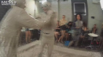 Messy Wrestling Extra: Pony-Tailed Power Session In Mud Covers Them All In Crud! 4 Fights! Action-Cam Only! Screencap 68 on www.sinx.com