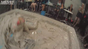 Messy Wrestling Extra: Pony-Tailed Power Session In Mud Covers Them All In Crud! 4 Fights! Action-Cam Only! Screencap 70 on www.sinx.com
