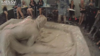 Messy Wrestling Extra: Pony-Tailed Power Session In Mud Covers Them All In Crud! 4 Fights! Action-Cam Only! Screencap 71 on www.sinx.com