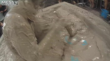 Messy Wrestling Extra: Pony-Tailed Power Session In Mud Covers Them All In Crud! 4 Fights! Action-Cam Only! Screencap 75 on www.sinx.com