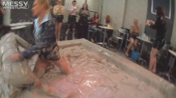 Messy Wrestling Extra: Pony-Tailed Power Session In Mud Covers Them All In Crud! 4 Fights! Action-Cam Only! Screencap 80 on www.sinx.com