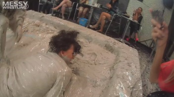 Messy Wrestling Extra: Pony-Tailed Power Session In Mud Covers Them All In Crud! 4 Fights! Action-Cam Only! Screencap 82 on www.sinx.com