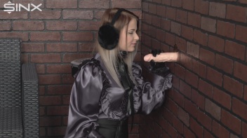 Satin Wearing Hottie Drenched In Monster Fake Cumshots Screencap 6 on www.sinx.com