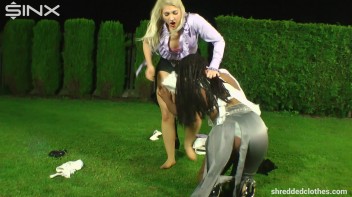 Catfighting And Clothes Shredding Brawl Screencap 34 on www.sinx.com