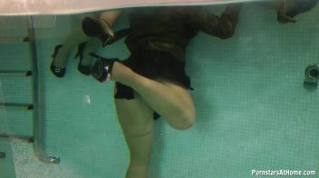 Wet MILF Hos In Ripped Hose Part 2 Screencap 6 on www.sinx.com