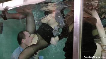 Wet MILF Hos In Ripped Hose Part 2 Screencap 34 on www.sinx.com