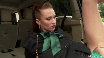 Fucked hard in the back of a car Screencap 31 on www.sinx.com