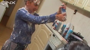 Whipped Cream Fight In The Kitchen Screencap 46 on www.sinx.com