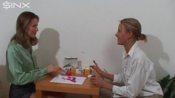 Dressed Babes Paint Each Others Outfits Screencap 4 on www.sinx.com