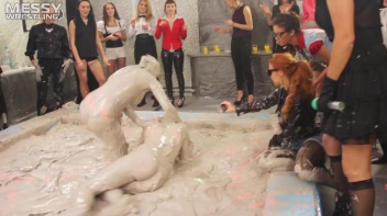 Messy Wrestling: Hittin' It Hard In The Mud - No Stopping Till There's Not A Dry Spot Left! Screencap 84 on www.sinx.com