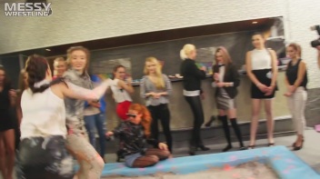 Messy Wrestling: Hittin' It Hard In The Mud - No Stopping Till There's Not A Dry Spot Left! Screencap 16 on www.sinx.com