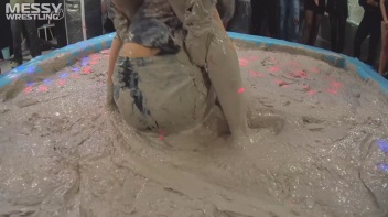 Messy Wrestling: Hittin' It Hard In The Mud - No Stopping Till There's Not A Dry Spot Left! Screencap 18 on www.sinx.com