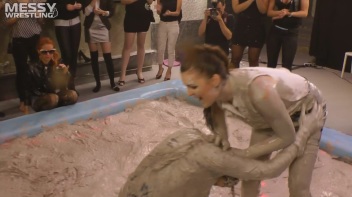 Messy Wrestling: Hittin' It Hard In The Mud - No Stopping Till There's Not A Dry Spot Left! Screencap 21 on www.sinx.com