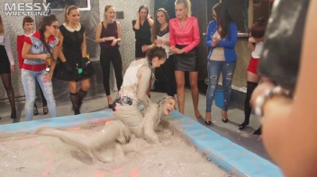 Messy Wrestling: Hittin' It Hard In The Mud - No Stopping Till There's Not A Dry Spot Left! Screencap 25 on www.sinx.com