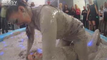 Messy Wrestling: Hittin' It Hard In The Mud - No Stopping Till There's Not A Dry Spot Left! Screencap 27 on www.sinx.com