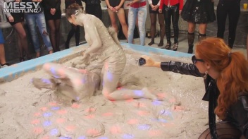 Messy Wrestling: Hittin' It Hard In The Mud - No Stopping Till There's Not A Dry Spot Left! Screencap 35 on www.sinx.com
