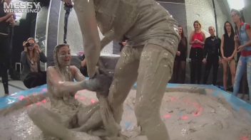 Messy Wrestling: Hittin' It Hard In The Mud - No Stopping Till There's Not A Dry Spot Left! Screencap 38 on www.sinx.com