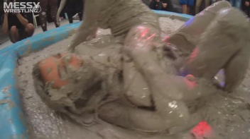 Messy Wrestling: Hittin' It Hard In The Mud - No Stopping Till There's Not A Dry Spot Left! Screencap 44 on www.sinx.com