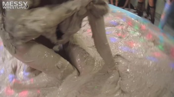 Messy Wrestling: Hittin' It Hard In The Mud - No Stopping Till There's Not A Dry Spot Left! Screencap 45 on www.sinx.com