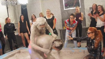 Messy Wrestling: Hittin' It Hard In The Mud - No Stopping Till There's Not A Dry Spot Left! Screencap 50 on www.sinx.com