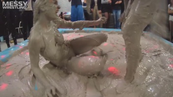 Messy Wrestling: Hittin' It Hard In The Mud - No Stopping Till There's Not A Dry Spot Left! Screencap 52 on www.sinx.com