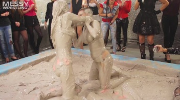 Messy Wrestling: Hittin' It Hard In The Mud - No Stopping Till There's Not A Dry Spot Left! Screencap 56 on www.sinx.com