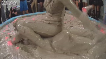 Messy Wrestling: Hittin' It Hard In The Mud - No Stopping Till There's Not A Dry Spot Left! Screencap 58 on www.sinx.com