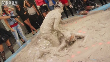 Messy Wrestling: Hittin' It Hard In The Mud - No Stopping Till There's Not A Dry Spot Left! Screencap 59 on www.sinx.com