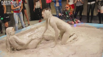 Messy Wrestling: Hittin' It Hard In The Mud - No Stopping Till There's Not A Dry Spot Left! Screencap 68 on www.sinx.com