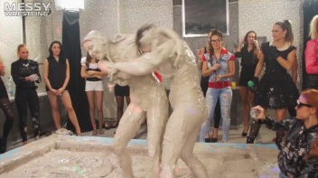 Messy Wrestling: Hittin' It Hard In The Mud - No Stopping Till There's Not A Dry Spot Left! Screencap 70 on www.sinx.com