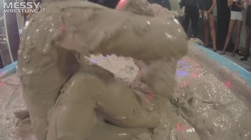 Messy Wrestling: Hittin' It Hard In The Mud - No Stopping Till There's Not A Dry Spot Left! Screencap 71 on www.sinx.com