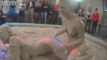 Messy Wrestling: Hittin' It Hard In The Mud - No Stopping Till There's Not A Dry Spot Left! Screencap 80 on www.sinx.com