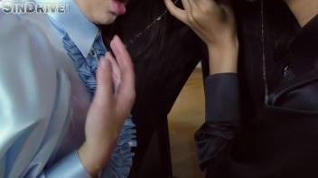 Office Deep Throat & Business Gagging: Wanna-Be Secretaries Drooling On Their Finest Blouses 4 The Job Screencap 44 on www.sinx.com