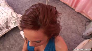The Eyes Match The Hair POV Blowjob Screencap 25 on www.sinx.com